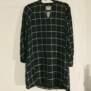 Loft block long sleeve dress